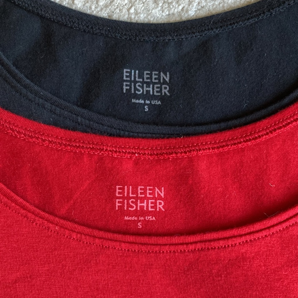 2 Eileen Fisher organic cotton tanks - Picture 2 of 7